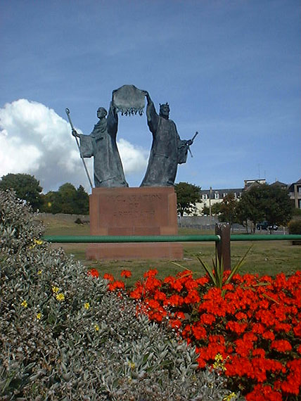 The Declaration of Arbroath monument.