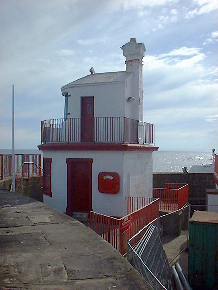 The Watchtower, location of the ports navigational lights and foghorn.